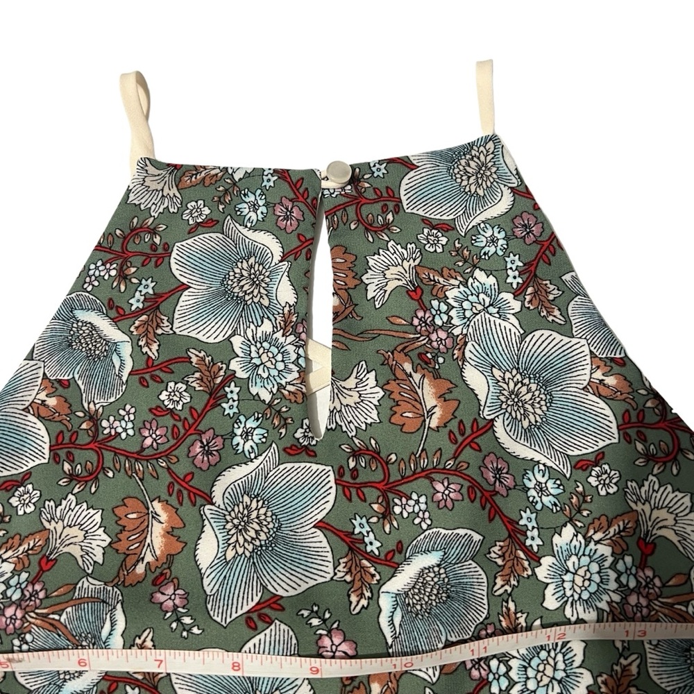 Monteau - Womens Floral Tank Top Sz. MD - Picture 10 of 11